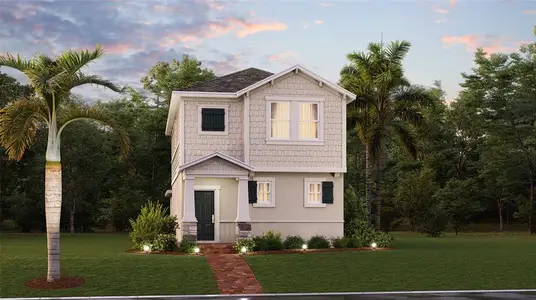 New construction Single-Family house 1943 Flourish Boulevard, Kissimmee, FL 34744 Autumn- photo 0