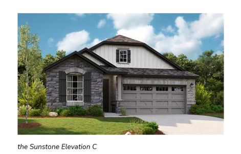 New construction Single-Family house 20605 Stelfox St, Manor, TX 78653 Sunstone- photo 0 0