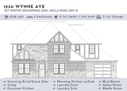 New construction Single-Family house 1920 Wynne Avenue, Prosper, TX 75078 - photo 0