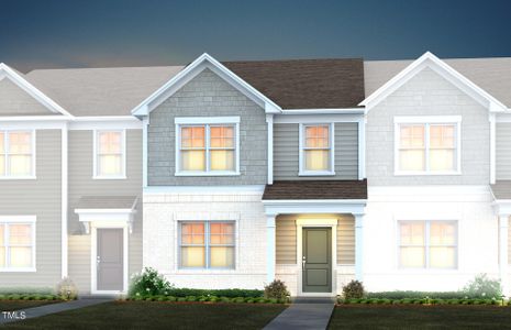 New construction Townhouse house 718 Faucette Street, Fuquay Varina, NC 27526 Sierra- photo 0