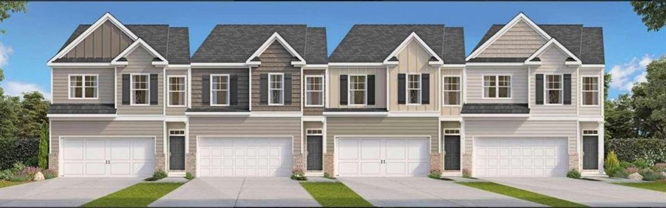 New construction Townhouse house 1575 Gray Branch Drive, Lawrenceville, GA 30045 Stratford- photo