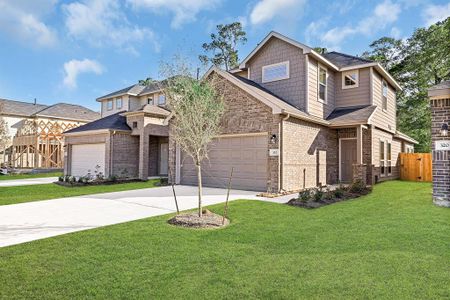 New construction Single-Family house 24705 Stablewood Forest Court, Huffman, TX 77336 1443- photo 1 1