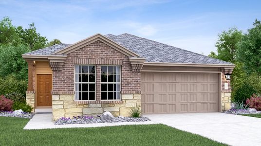 New construction Single-Family house 2417 Four Waters Loop, Georgetown, TX 78628 Mason- photo 0 0