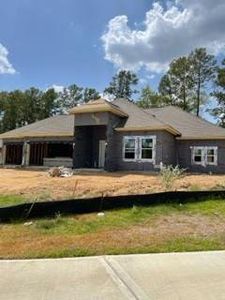 New construction Single-Family house 21 Cloverleaf Court, Magnolia, TX 77355 Hillside B w/stone- photo