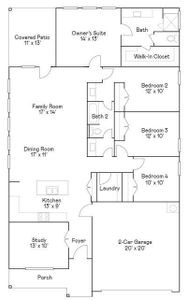 Clover II - Open and Spacious One-Story Plan