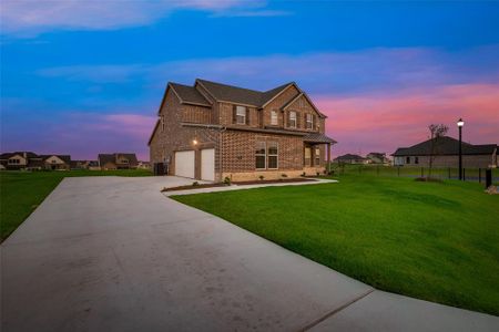New construction Single-Family house 151 Spicewood Trail, Rhome, TX 76078 Camellia- photo 2 2