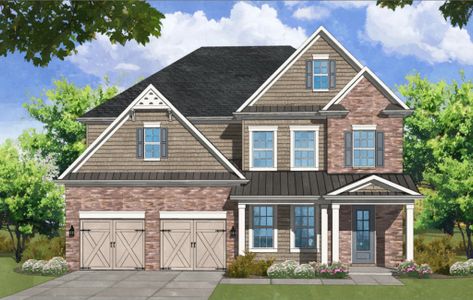 New construction Single-Family house 4987 Kyle Drive, Powder Springs, GA 30127 - photo 1 1