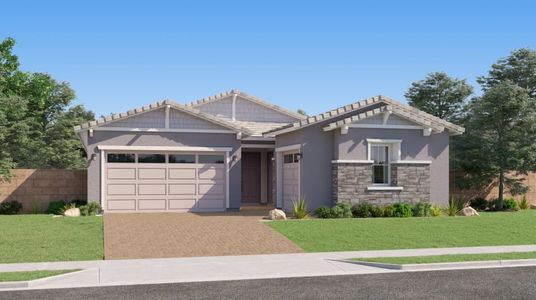 New construction Single-Family house 7593 W Jackrabbit Ln, Peoria, AZ 85383 Trillium Plan 4585- photo 0