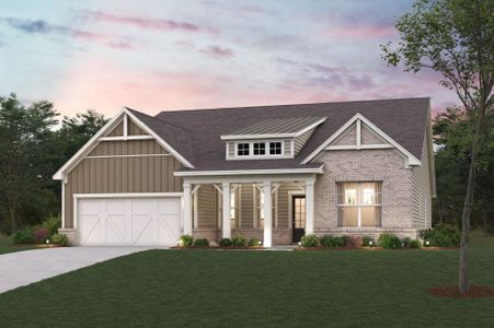 New construction Single-Family house 6630 Meriwether Rd., Dawsonville, GA 30534 Redwood- photo 0