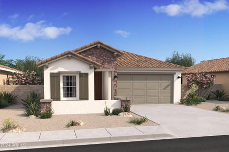 New construction Single-Family house 16725 N Lunar Street, Maricopa, AZ 85138 - photo 0 0