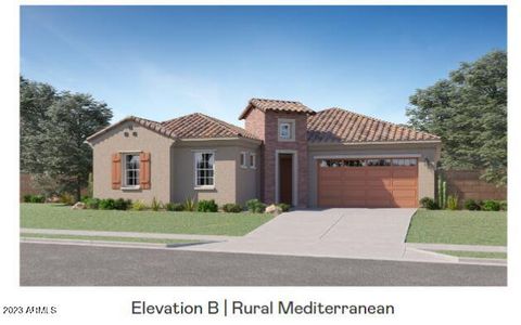 New construction Single-Family house 3832 E Bartlett Way, Chandler, AZ 85249 Peak Plan 203- photo 0