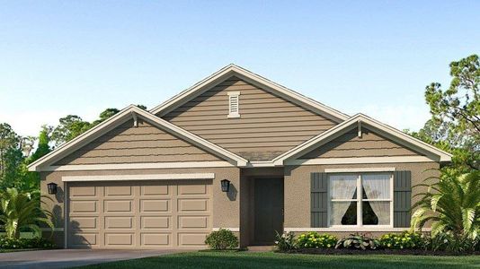 New construction Single-Family house 10132 Brushy Creek Place, Parrish, FL 34219 Cali- photo 0