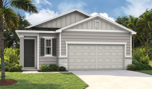 New construction Single-Family house 5726 Tomahawk Lake Drive, Jacksonville, FL 32254 Fraser- photo 0