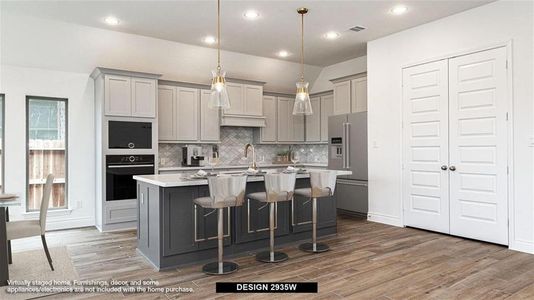 New construction Single-Family house 10803 Antique Lace Way, Cypress, TX 77433 Design 2935W- photo