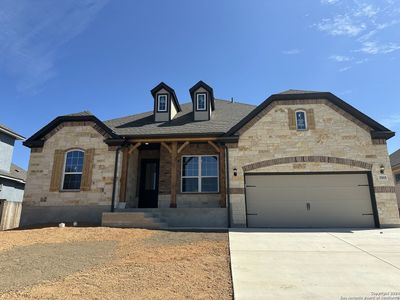 New construction Single-Family house 29018 Front Gate, Fair Oaks Ranch, TX 78015 Carmen Homeplan- photo 0 0