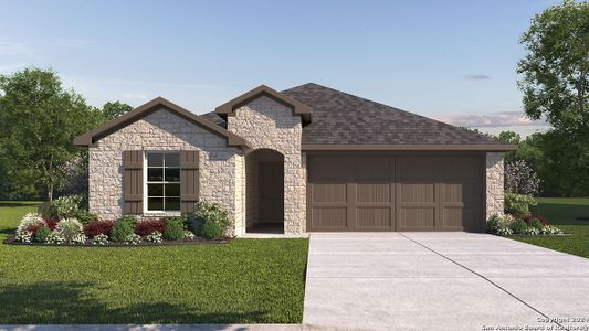 New construction Single-Family house 21281 Millstream Bend, San Antonio, TX 78266 The Easton- photo 0