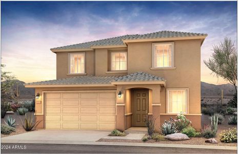 New construction Single-Family house 1354 W Flintlock Drive, San Tan Valley, AZ 85144 Sandalwood- photo 0