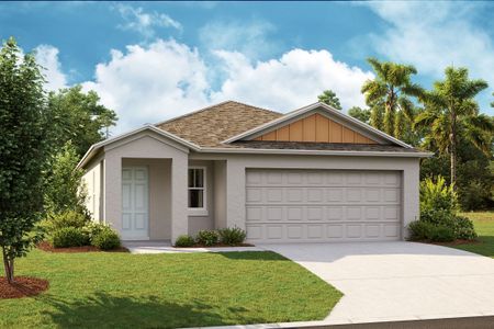 New construction Single-Family house 12928 Hawkstone Trail Blvd, Lithia, FL 33547 Alicante- photo 0