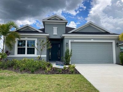 New construction Single-Family house 12389 Cedar Pass Trail, Parrish, FL 34219 Bermuda- photo 0 0