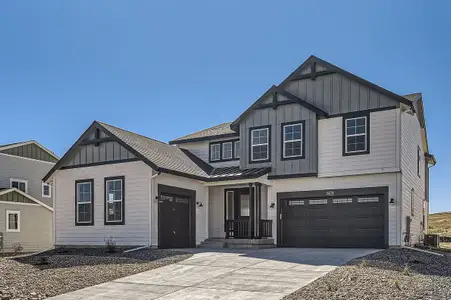 New construction Single-Family house 39779 Yorktown Terrace, Elizabeth, CO 80107 Aspen- photo 0