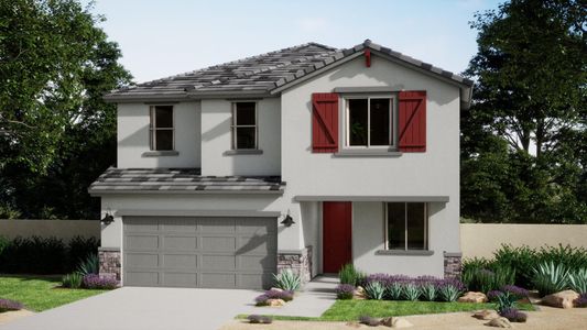 New construction Single-Family house Aspen, 7044 Bushy Trail Lane, San Tan Valley, AZ 85143 - photo