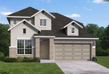 New construction Single-Family house 209 Hollister Dr, Liberty Hill, TX 78642 Devers (2787-CV-35 ELE-B2)- photo 0