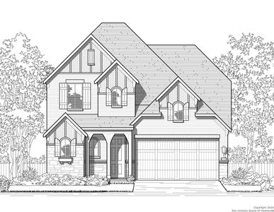 New construction Single-Family house 1215 Swenson, San Antonio, TX 78245 Panamera Plan- photo 0 0