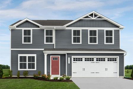 New construction Single-Family house 1445 Burgundy Bluff Lane, Zebulon, NC 27597 Cedar- photo 0 0