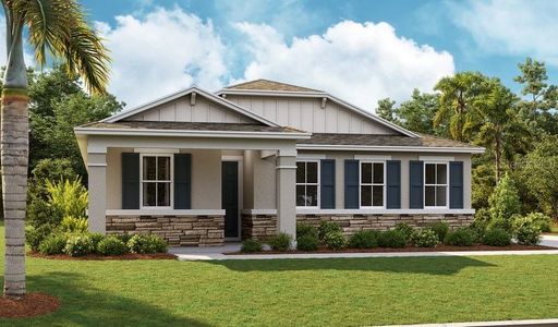 New construction Single-Family house 949 Wekiva Ridge Drive, Mount Dora, FL 32757 Azure- photo 0