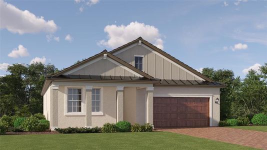 New construction Single-Family house 10459 Banyan Breeze Boulevard, Land O' Lakes, FL 34638 - photo 0