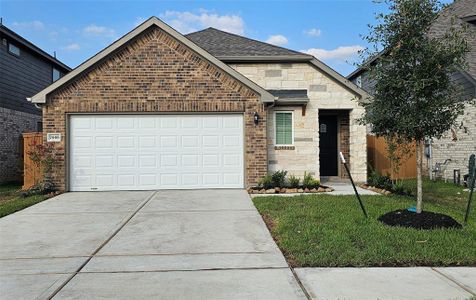 New construction Single-Family house 7446 Sunlit Harbor Drive, Cypress, TX 77433 - photo 0