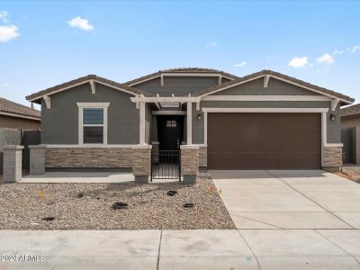 New construction Single-Family house 37231 West Patterson Street, Maricopa, AZ 85138 Lark- photo 0