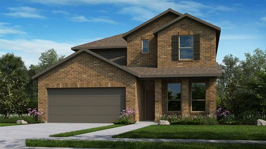 New construction Single-Family house Jasmine, 204 Barton Oak Trail, Georgetown, TX 78628 - photo