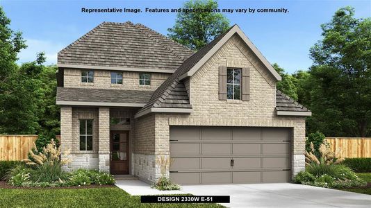New construction Single-Family house Design 2330W, 164 Founders Grove Loop, Willis, TX 77318 - photo