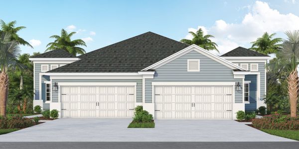 New construction Single-Family house 4810 Willow Bend Avenue, Parrish, FL 34219 Crystal Sand 2- photo 0