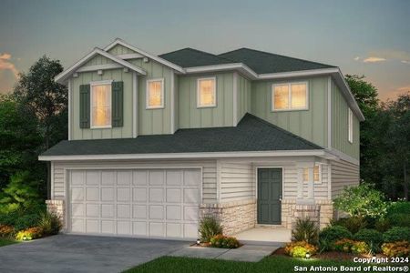 New construction Single-Family house 13615 Sandy Shore, San Antonio, TX 78245 Modena- photo 0