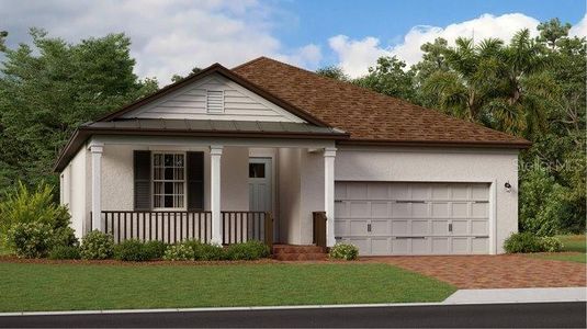 New construction Single-Family house 10467 Banyan Breeze Boulevard, Land O' Lakes, FL 34638 Morningtide II- photo 0