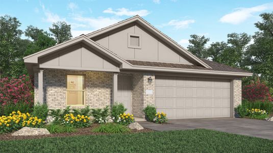 New construction Single-Family house 3211 Silvery Bryum Drive, Rosenberg, TX 77471 Fullerton- photo 0