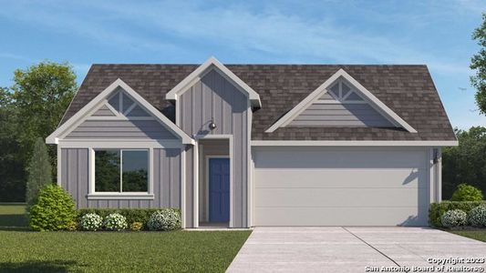 New construction Single-Family house 1673 Layne Loop, New Braunfels, TX 78130 The Gaven- photo 0 0