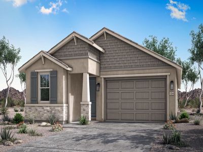 New construction Single-Family house 917 W Macaw Dr, Queen Creek, AZ 85140 Citrine- photo 0 0