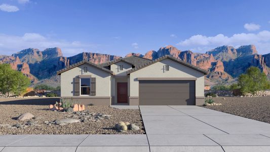 New construction Single-Family house 3584 N Sequoia Street, Casa Grande, AZ 85122 Elgin- photo 0