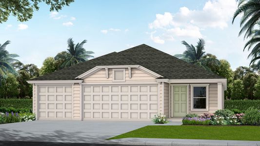 New construction Single-Family house 9 West Sawmill Court, Palm Coast, FL 32137 CAMELLIA- photo 0