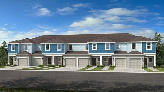 New construction Townhouse house 11832 Glenside Terrace, Palmetto, FL 34221 Marigold- photo 0