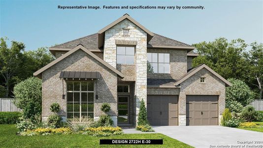 New construction Single-Family house 1454 Brewerton, San Antonio, TX 78253 Design 2722H- photo 0