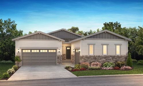 New construction Single-Family house 7308 Canyon Sky Trail, Castle Pines, CO 80108 5085 Preserve Exterior C - Craftsman- photo 0 0