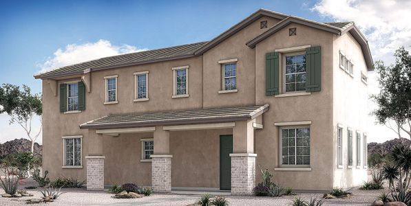 New construction Single-Family house Townlet (Loop), 43258 N Hinoki St, Queen Creek, AZ 85140 - photo