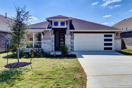 New construction Single-Family house 1563 Seekat Drive, New Braunfels, TX 78132 Oleander- photo 0