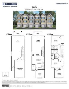 New construction Townhouse house 4118 Trevino Drive, Durham, NC 27704 ZOEY - photo