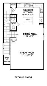 The Lincoln II floor plan by K. Hovnanian Homes. 2nd Floor shown. *Prices, plans, dimensions, features, specifications, materials, and availability of homes or communities are subject to change without notice or obligation.