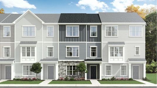 New construction Townhouse house Bradley, 7300 Woods Creek Road, Holly Springs, NC 27539 - photo